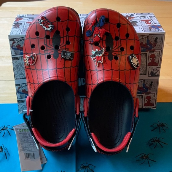 🕷️🕸️🕷️ CROCS SPIDER- MAN CLOG 🕷️🕸️🕷️ NWT 🕷️🕸️🕷️ - Picture 6 of 16